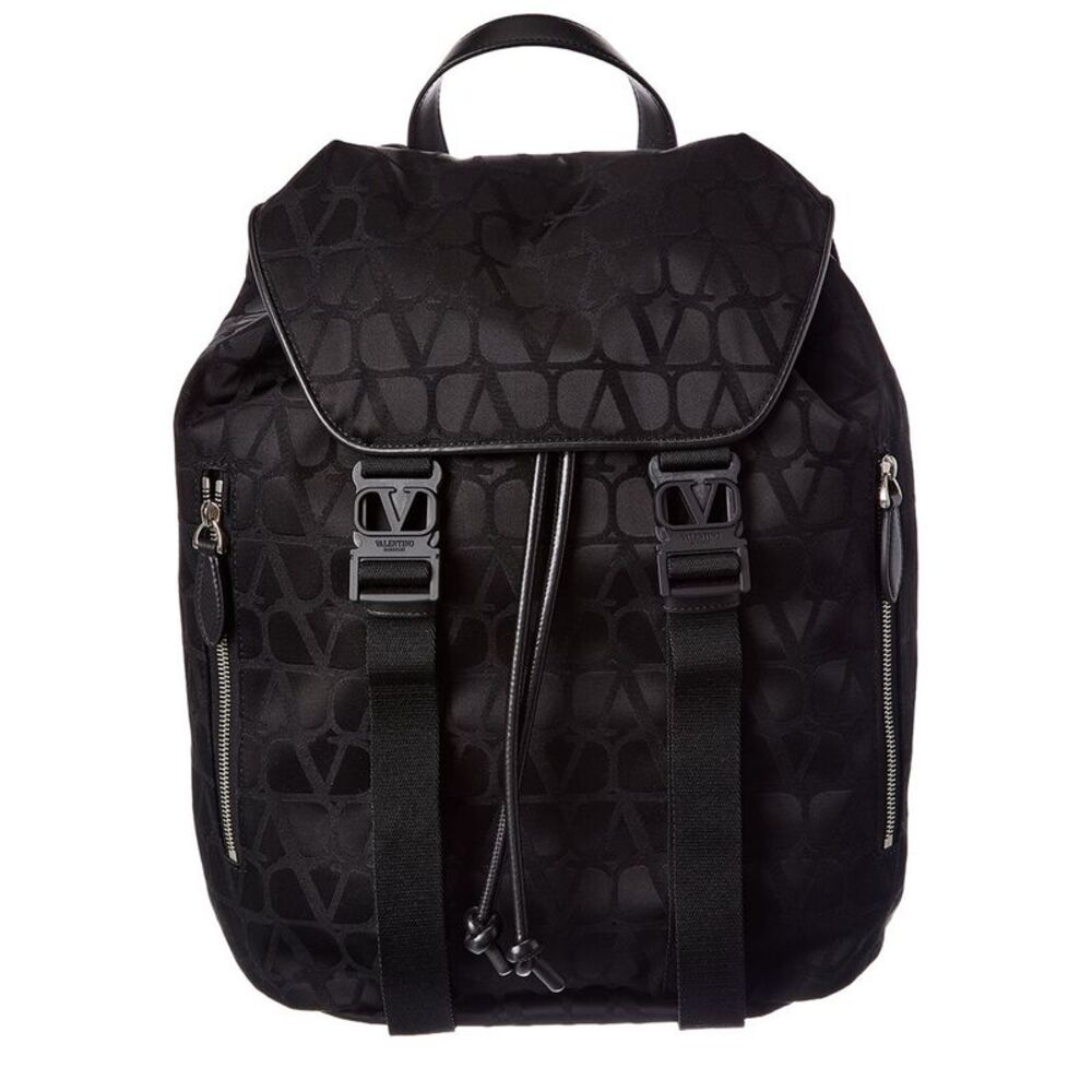 Valentino Iconographe Backpack, Black